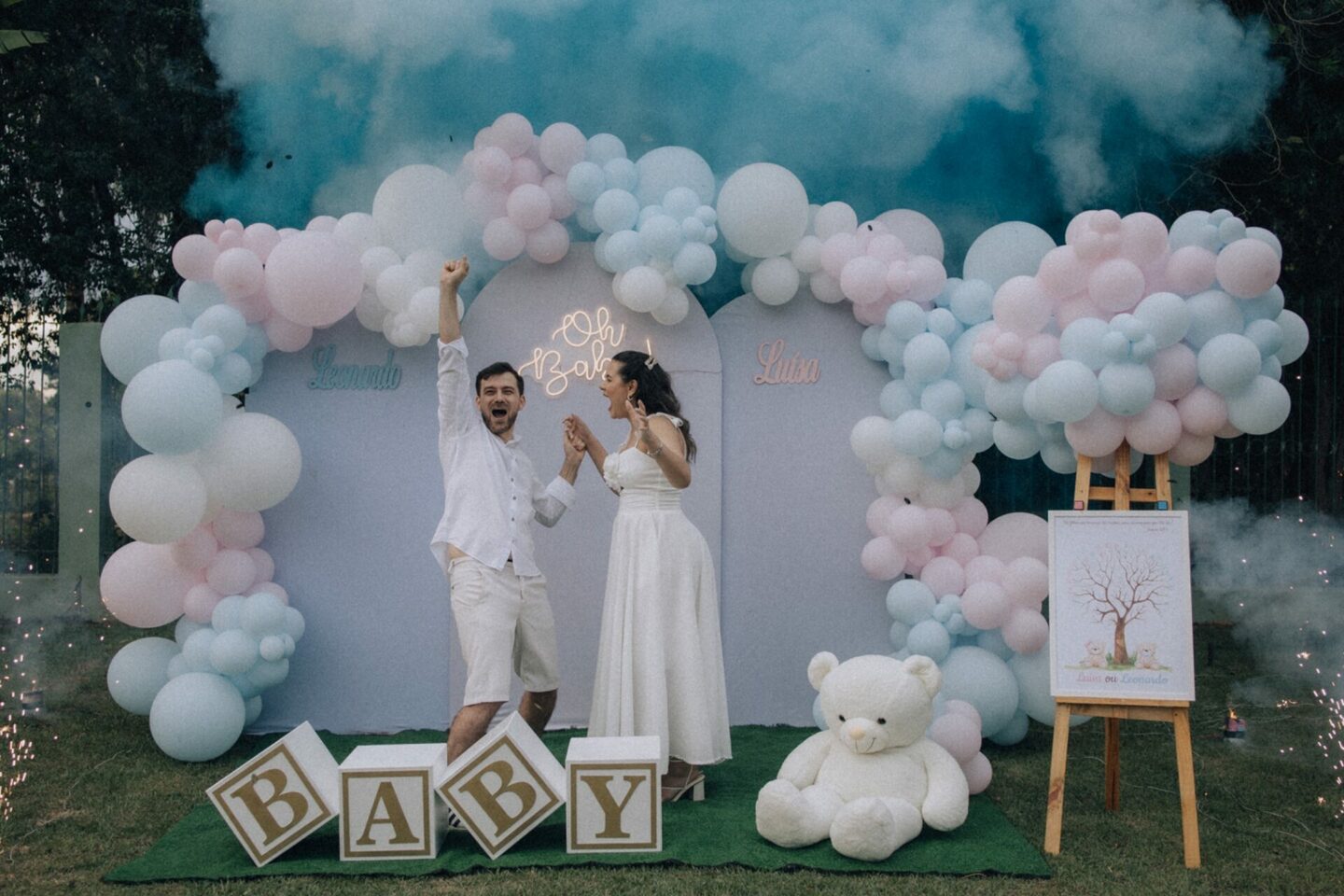 Chá Revelação Fran e Joel